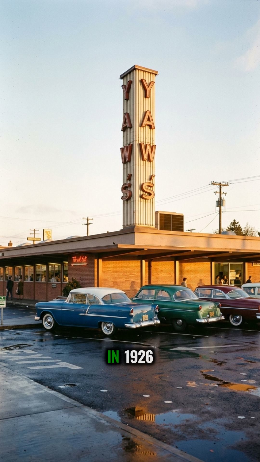 🍔 In 1926 a man named Winford Yaw opened a thirteen stool