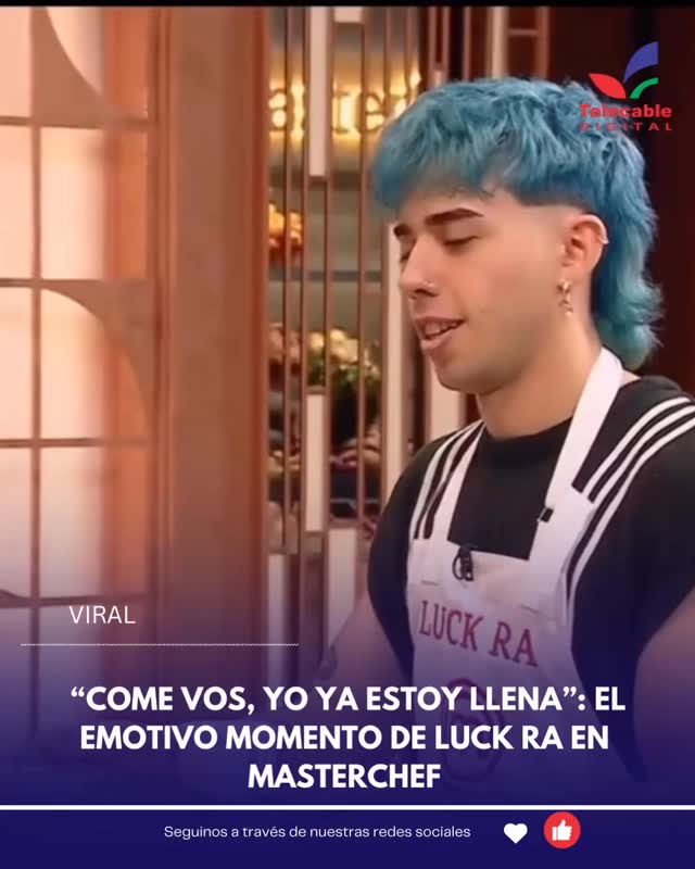 “COME VOS, YO YA ESTOY LLENA”: EL EMOTIVO MOMENTO DE LUCK RA EN ...