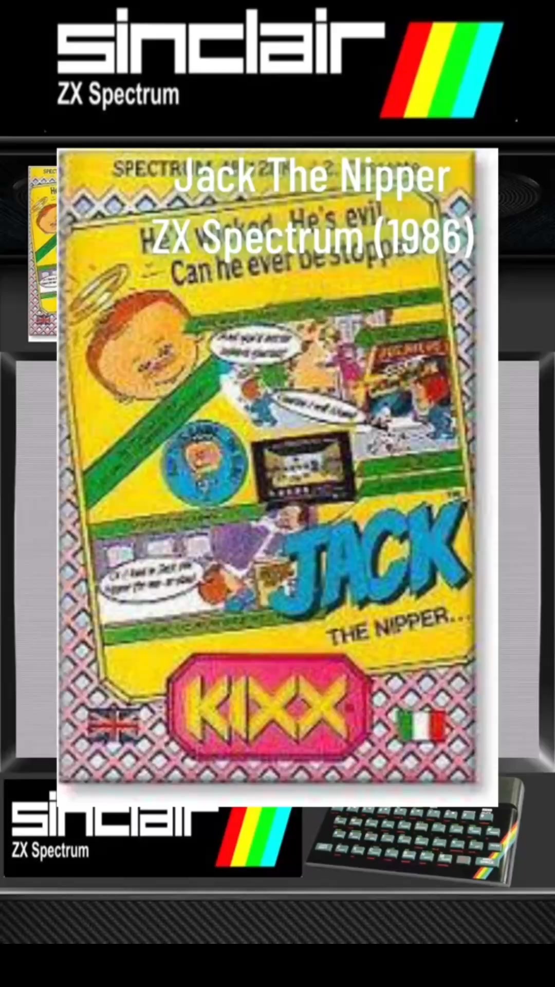 【Jack the Dullard【【Andersen】・ Cope・ Jack The Nipper - ZX Spectrum. #zxspectrum #80sgames