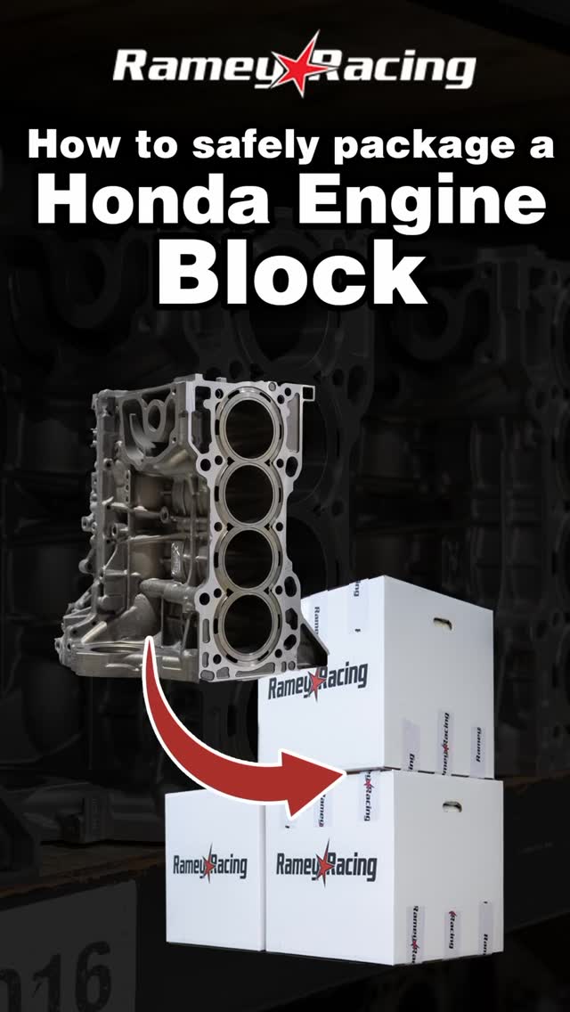 Packaging a Honda engine 101 💻 sales@rameyracing.com #rameyracing # ...