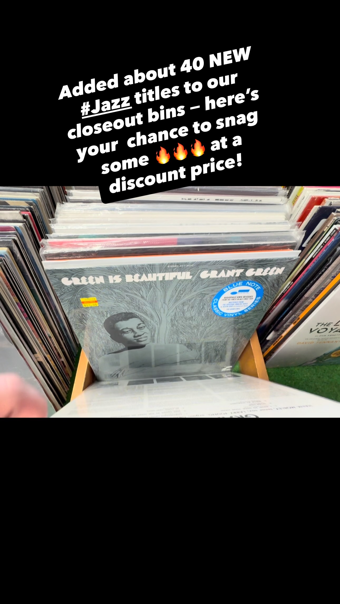 Over 40 titles added to our Jazz closeouts today — up to $20 off