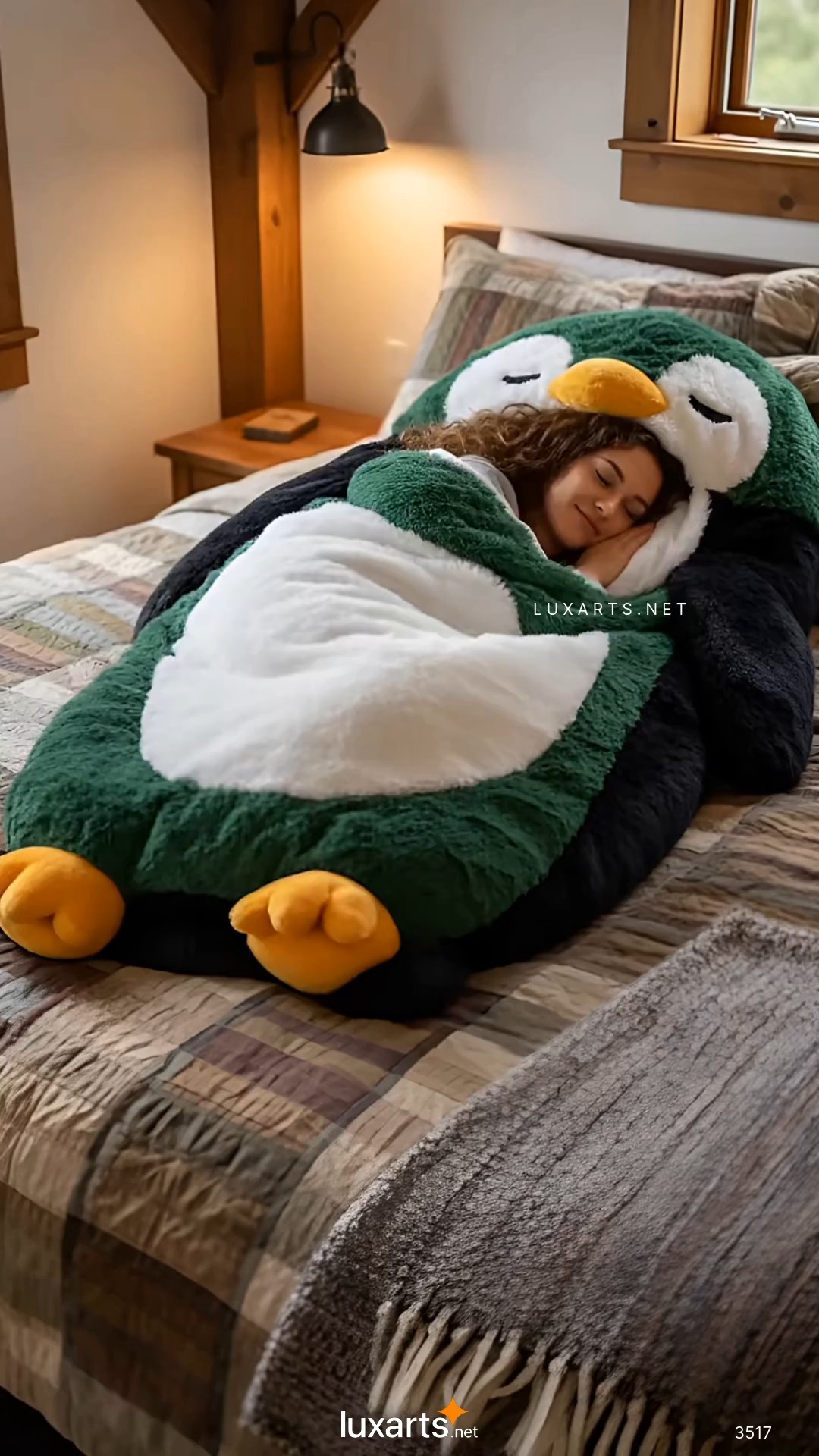 Penguin sleeping bag 😱 Pure relaxation energy 🌸 | LuxArts