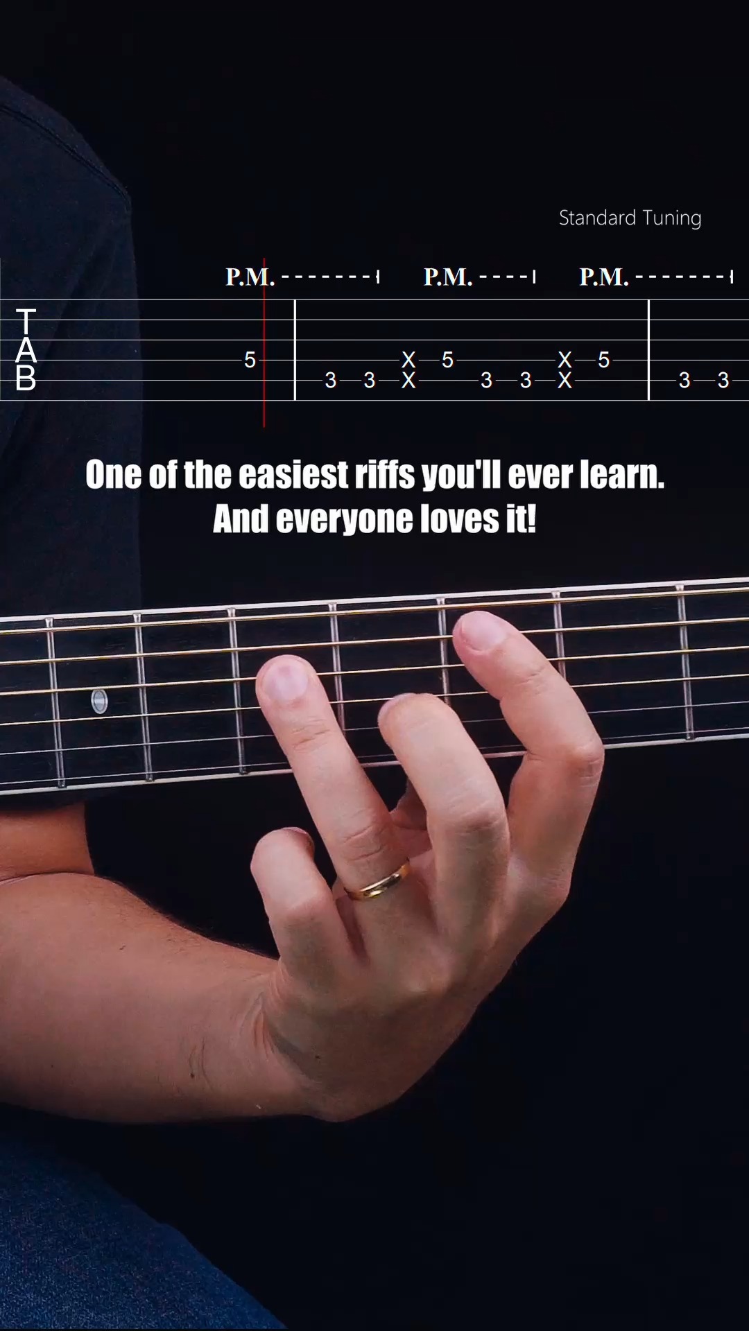 One of the easiest riffs you'll ever learn. And everyone loves it! 🎸 My ...