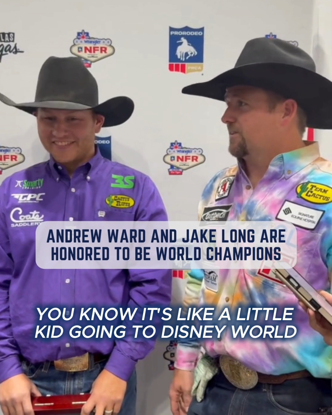 Andrew Ward acknowledged that there are a lot of great team ropers who ...