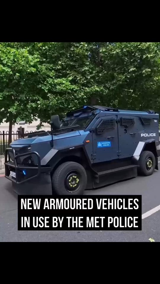 New armoured vehicles in use by the Met Police. They were delivered a ...