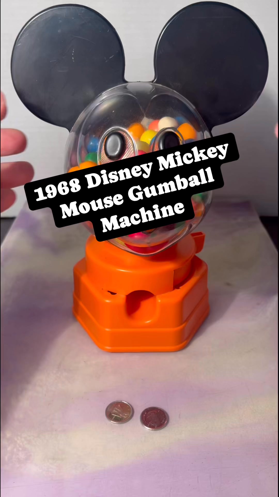 From wayyy back in 1968! 1968 Disney Mickey Mouse Gumball Machine