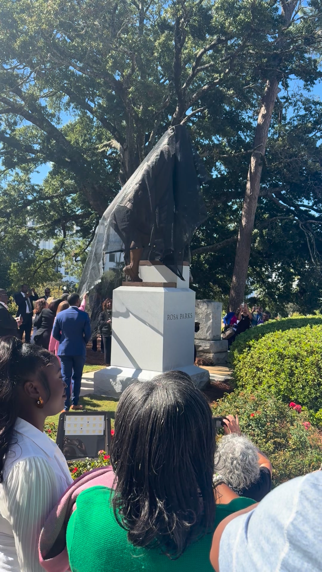 The Rosa Parks statue has officially been unveiled in front of the ...