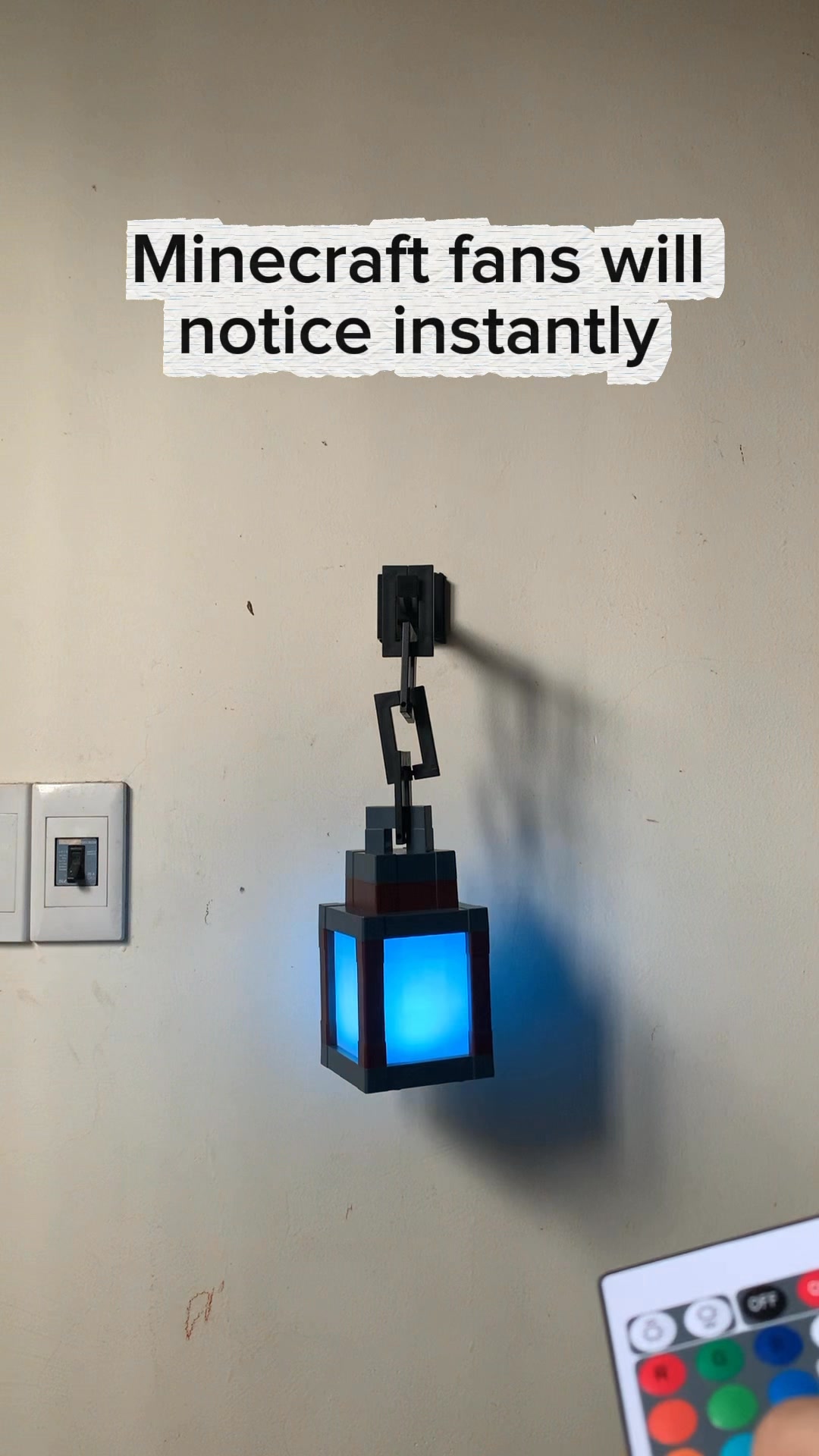 Minecraft fans will notice instantly. #Minecraft #lantern #lamp ...