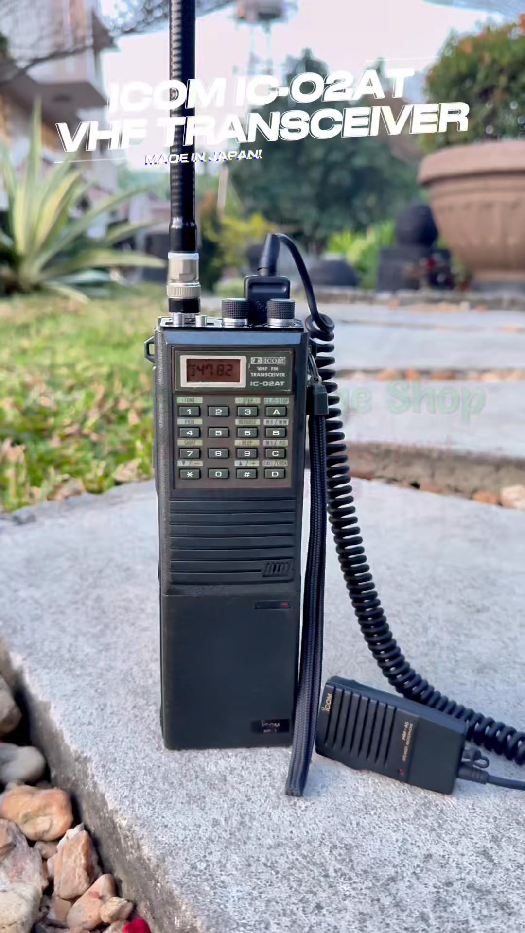 🔴The 𝐈𝐂𝐎𝐌 𝐈𝐂-𝟎𝟐𝐀𝐓 is a classic VHF FM handheld