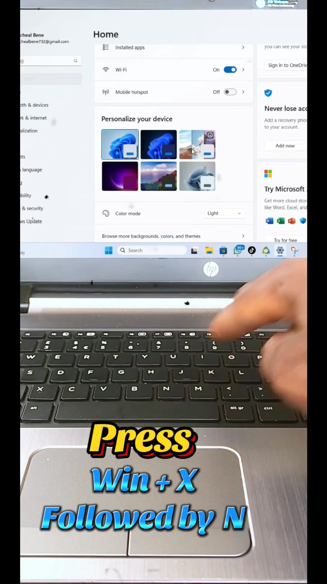 How to change your PC themes. shortcut #ahasantips #tech #windows # ...