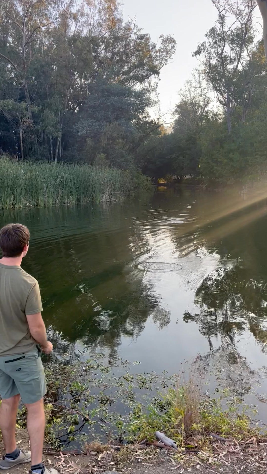 Skipping a rock all the way across this pond... I need a bigger pond # ...