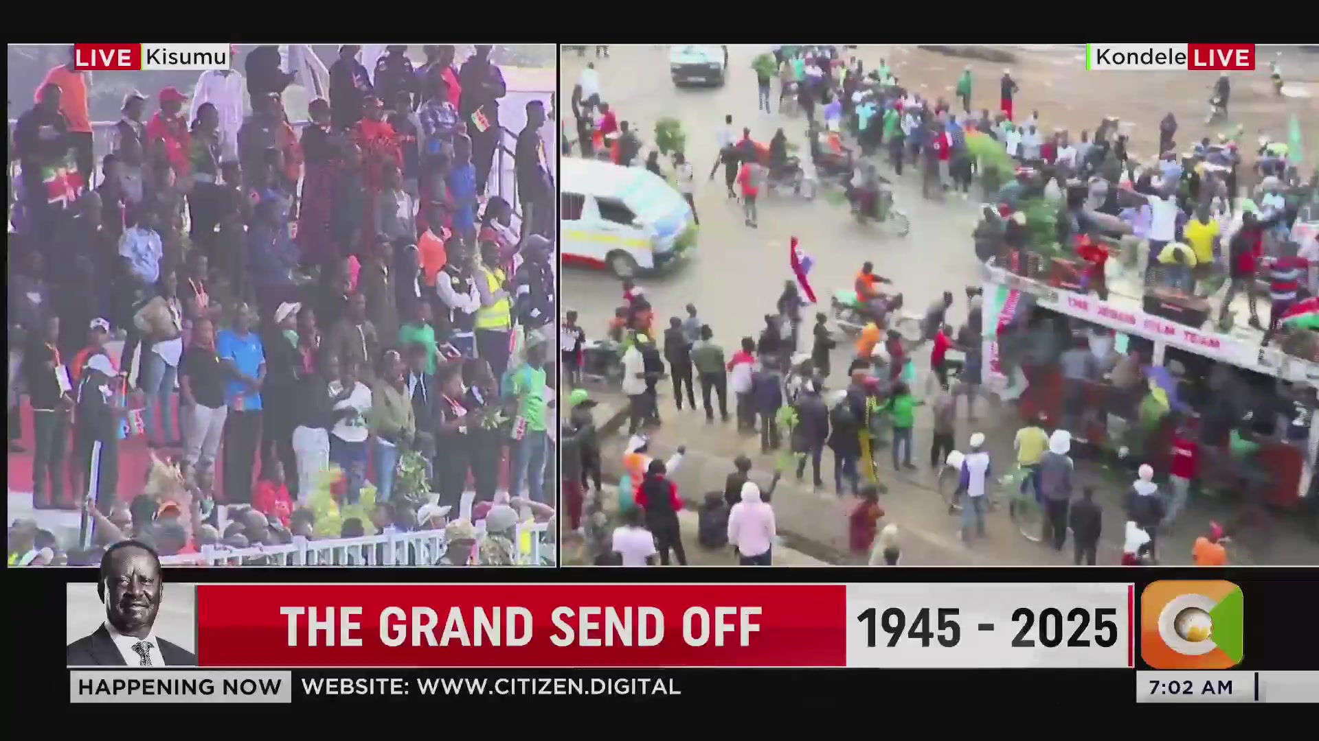 Kisumu mourners pull an all-nighter as they await the arrival of the ...