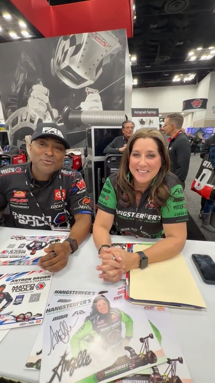 Antron Brown and Angelle Sampey of ABMotorsports are gearing up for an ...