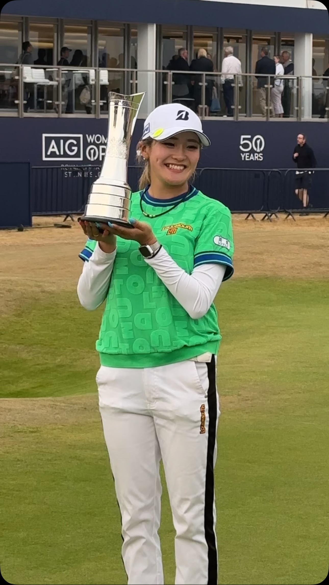 Shiho Kuwaki is the winner of the 2026 AIG Women's Open 🏆