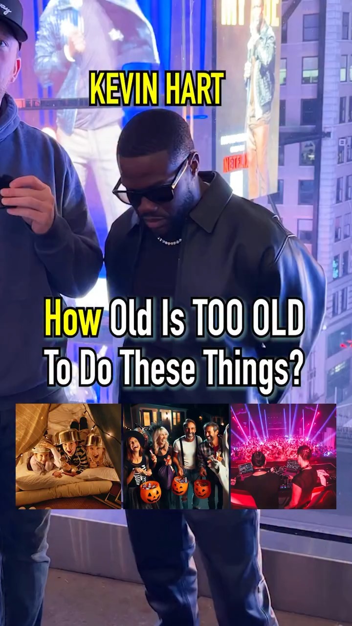 KEVIN HART Decides How Old Is Too Old To Do These Things! | The ...
