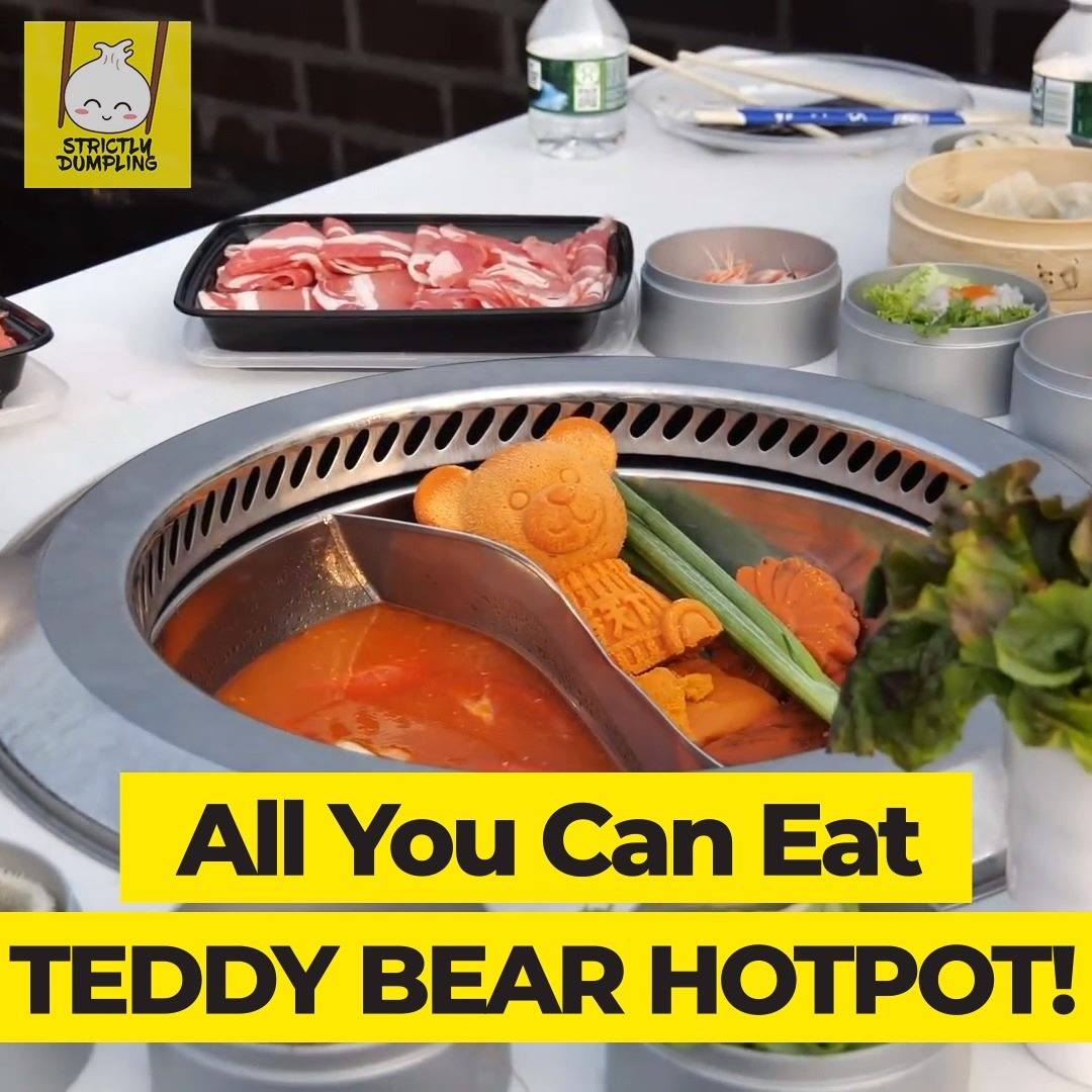 All You Can Eat "TEDDY BEAR" HOTPOT!!! All You Can Eat "TEDDY BEAR