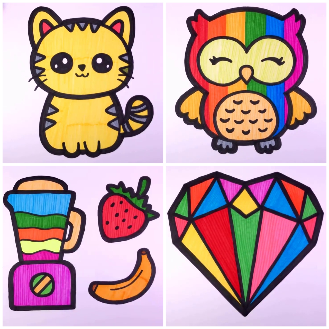 Easy Drawing Ideas for Kids | drawing | Easy Drawings for Kids: Step-by ...