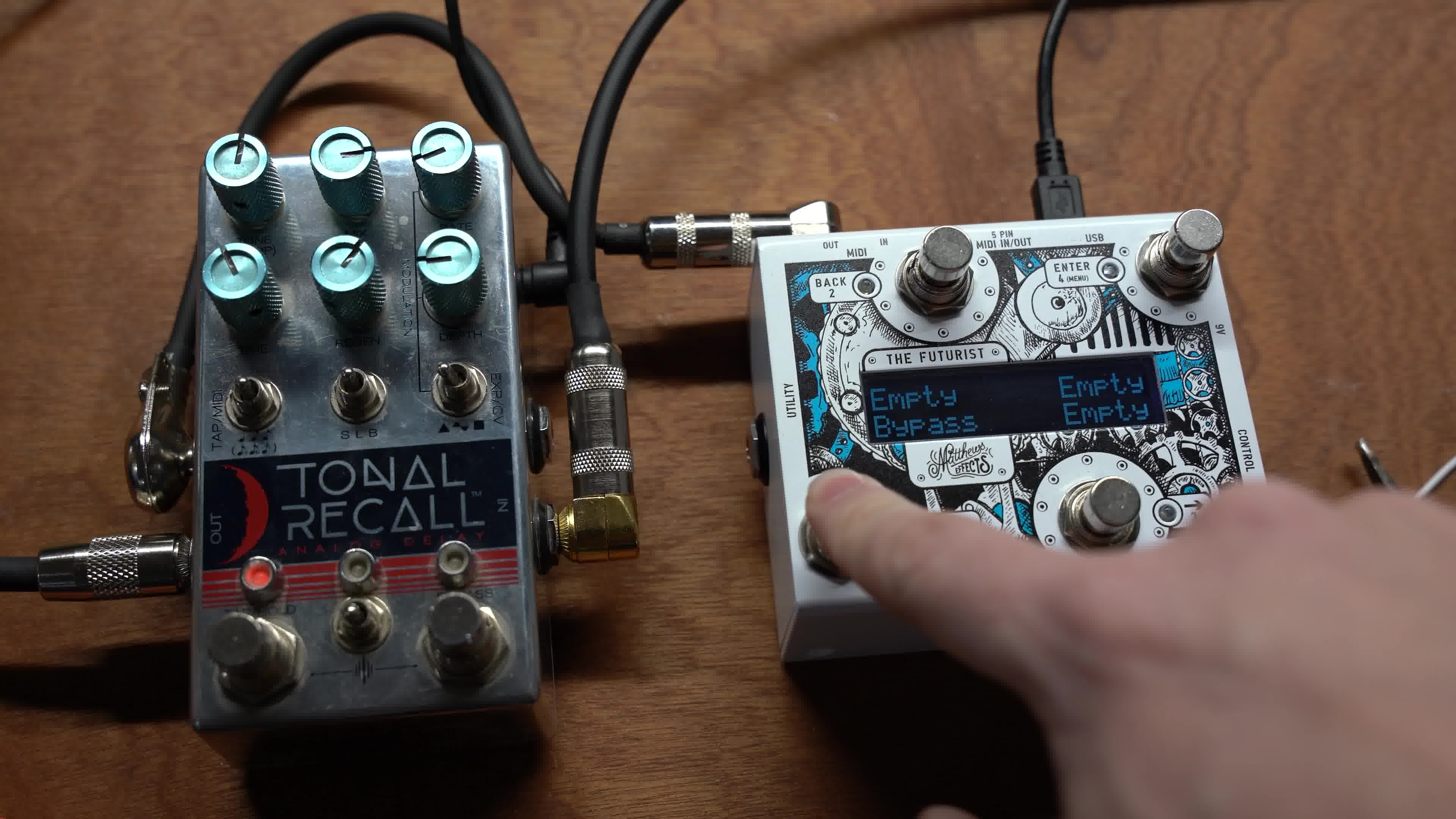 Using Chase Bliss Brothers AM with MIDI for multiple presets