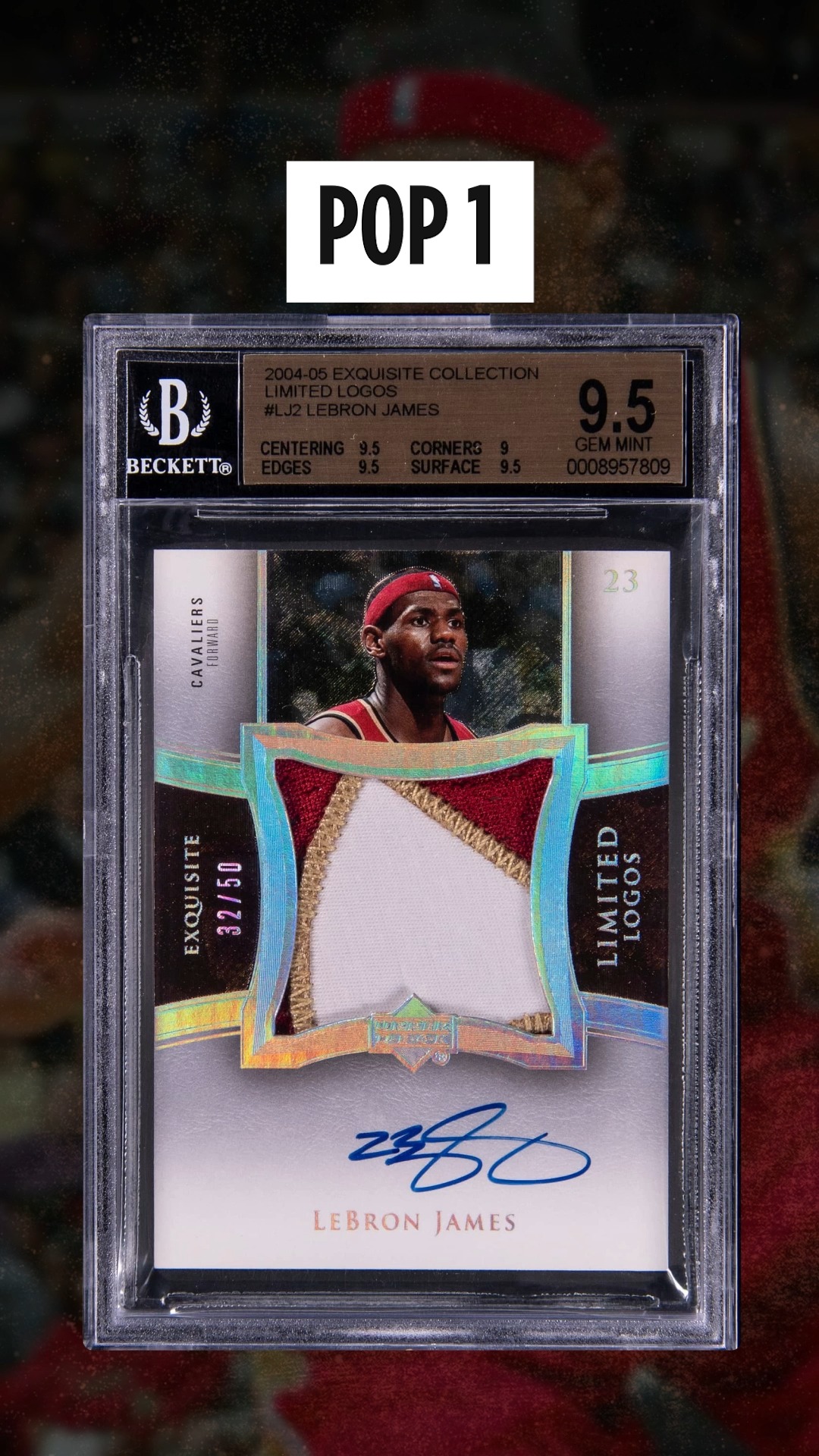 その他 2004-2005 Bowman lebron james GOLD SGC 8 LeBron James [Gold