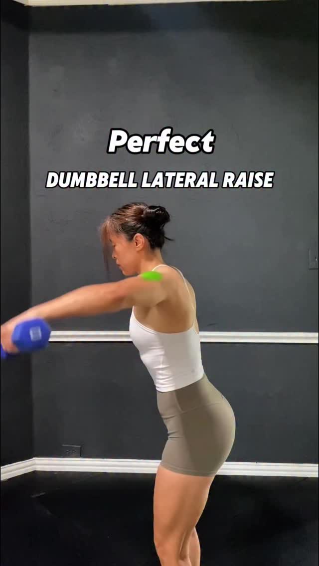 Dumbbell Lateral Raise is a classic exercise for building defined ...