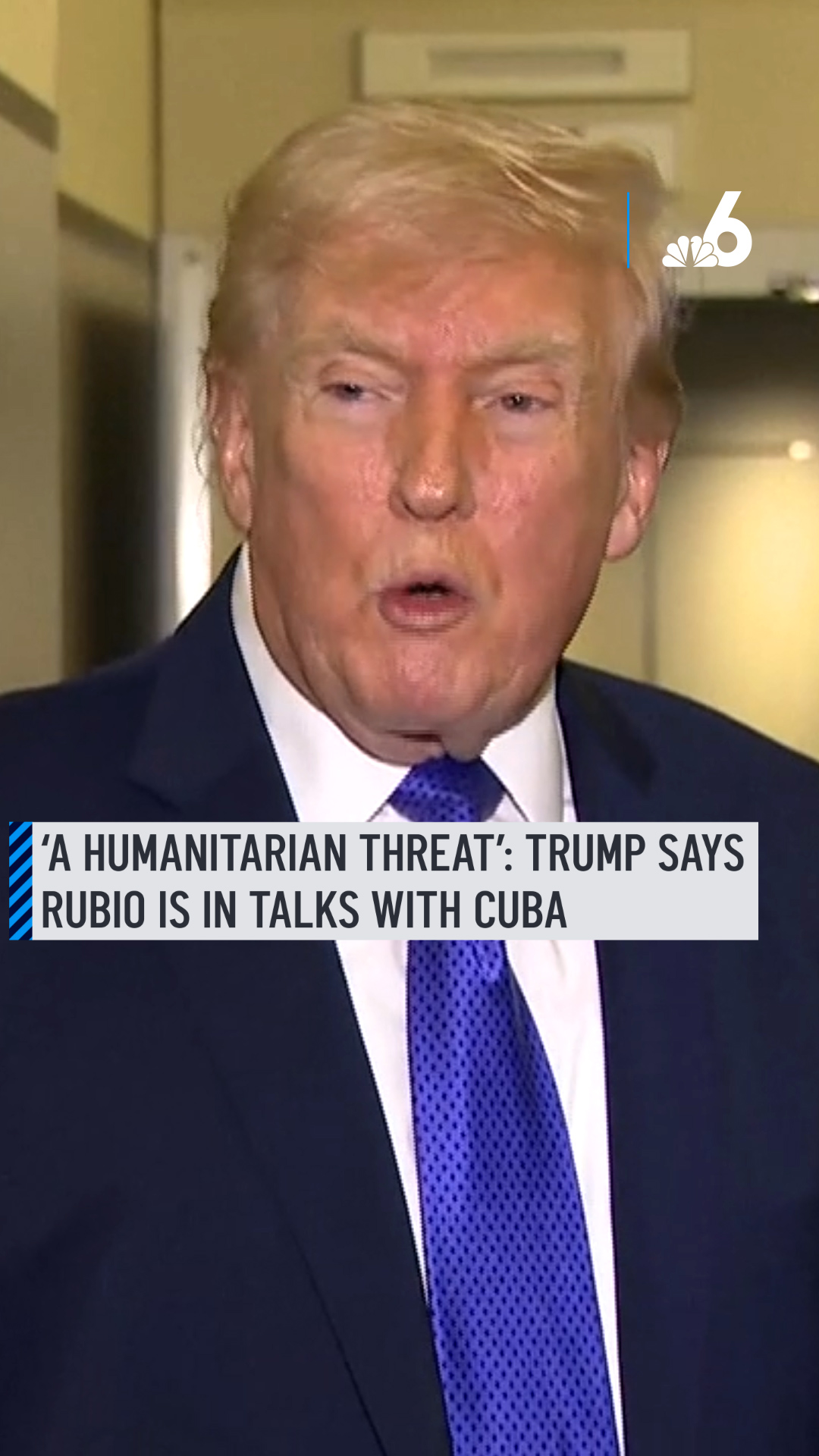 Trump confirmed that Marco Rubio is “talking to Cuba right now” and ...