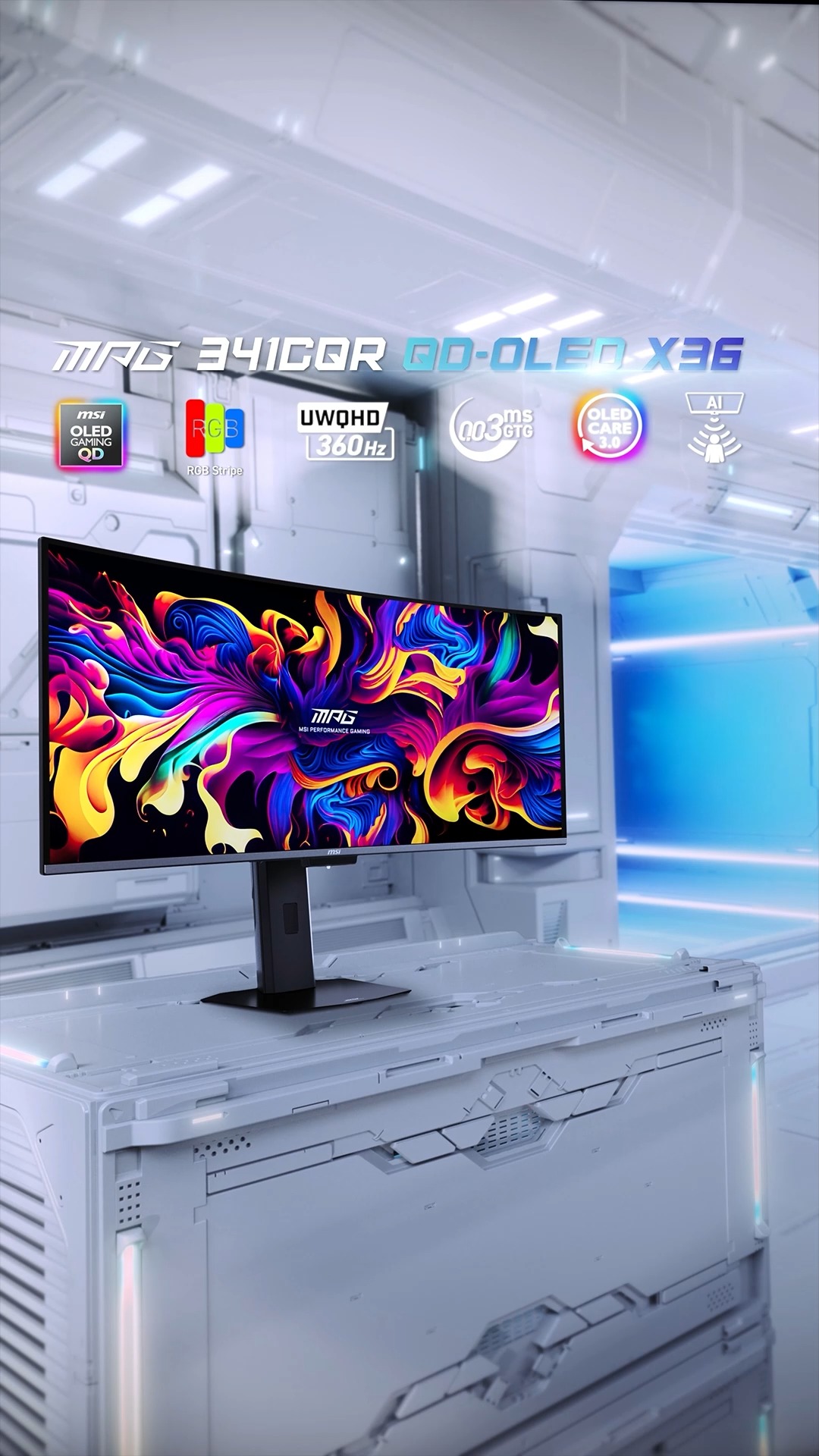 QD-OLED Gen 5 đã chính thức cập bến. MPG 341CQR QD-OLED X36 🖥️ 34 ...