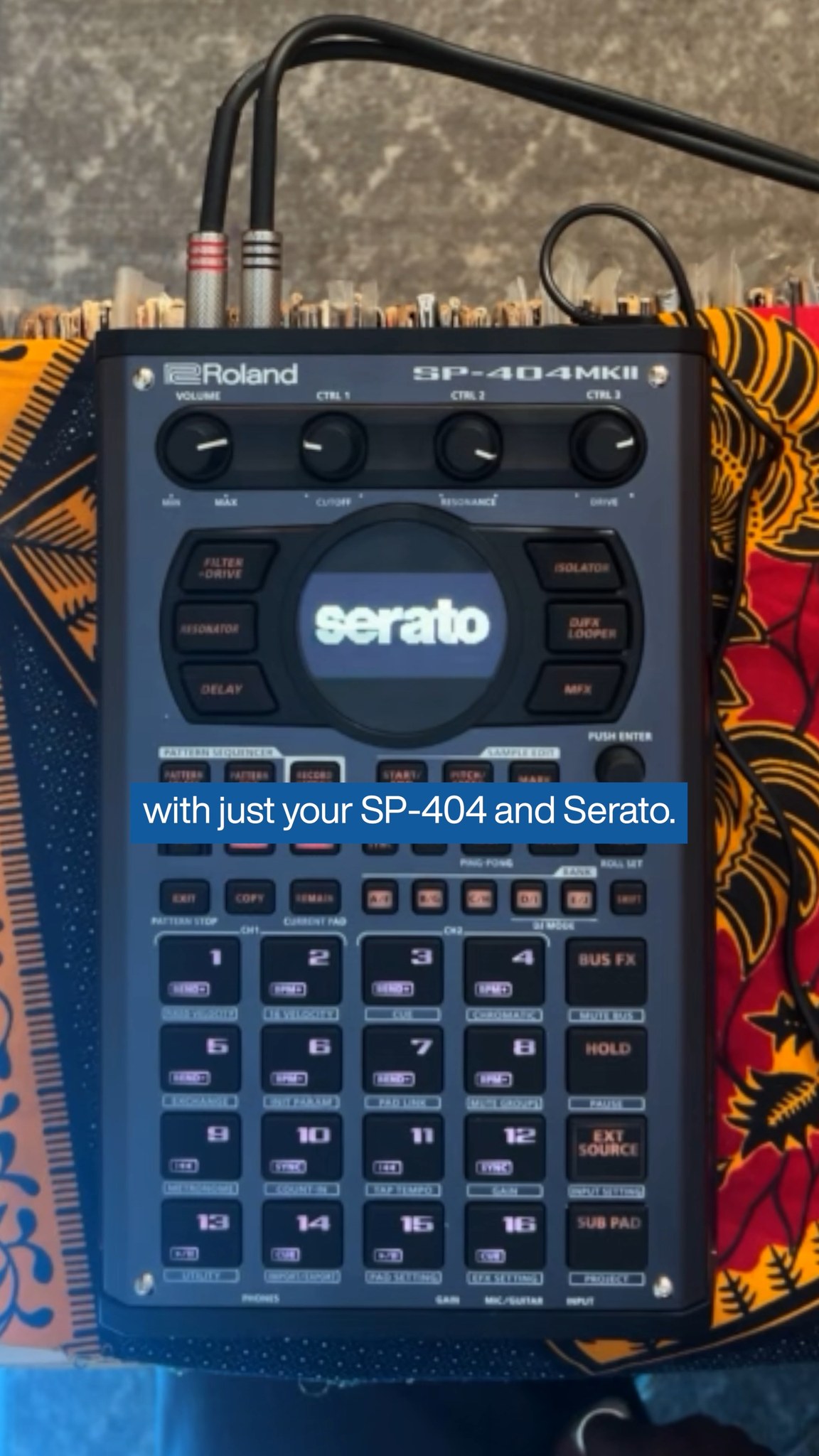 The SP-404MKII is the only sampler of its kind that functions as a