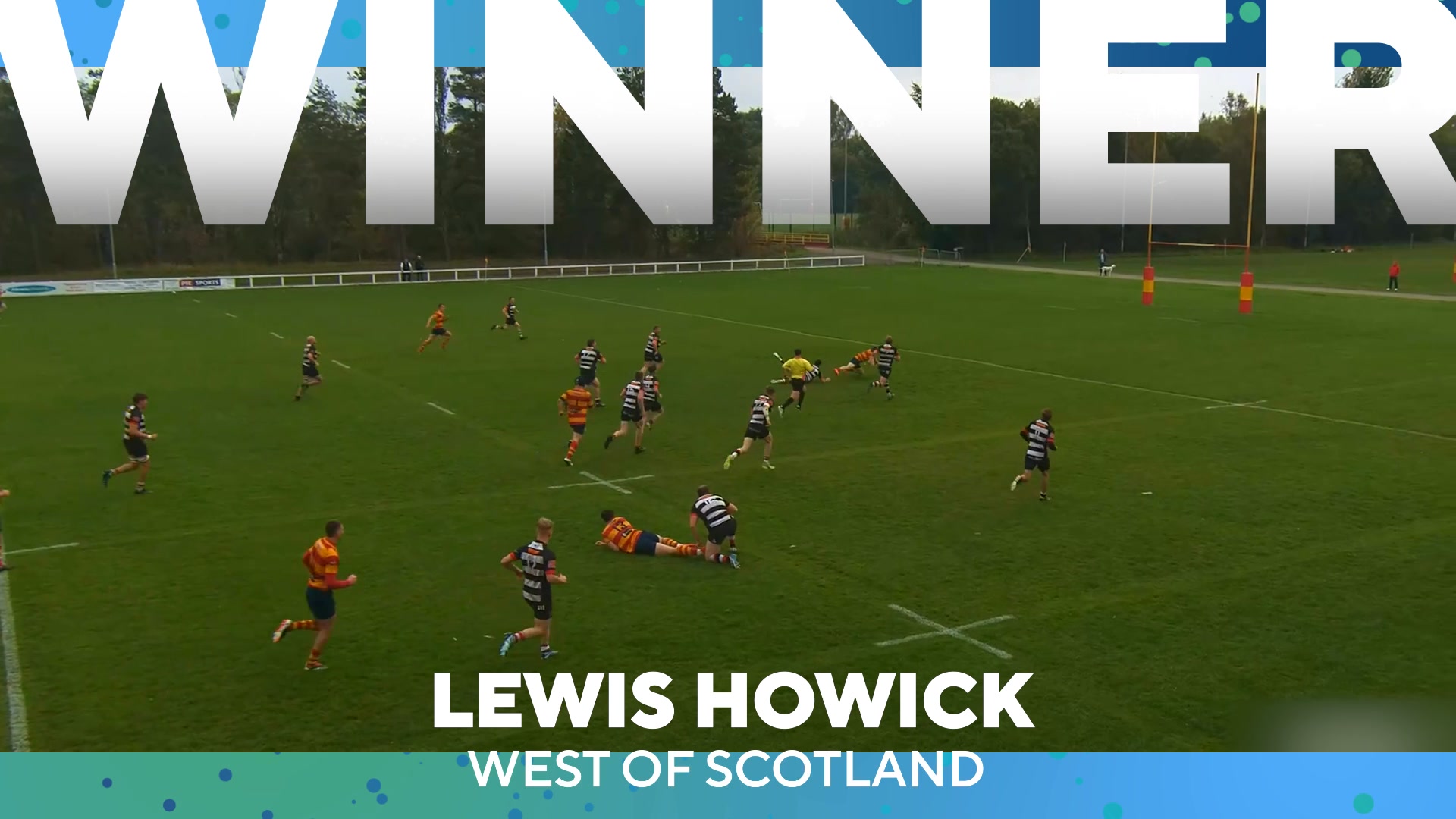 This season’s Men’s Try of the Season winner is Lewis Howick from West ...