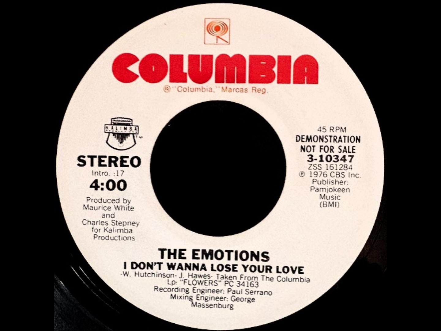 THE EMOTIONSFLOWERReleased in 1976, on Columbia. A soaring