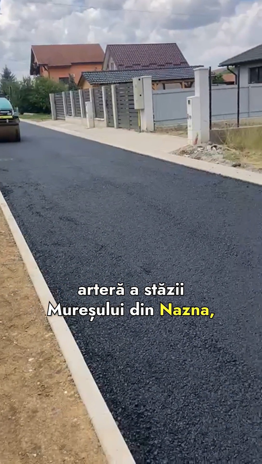 🚧 Ne aflăm pe una dintre arterele străzii Mureșului din Nazna, unde s-a ...