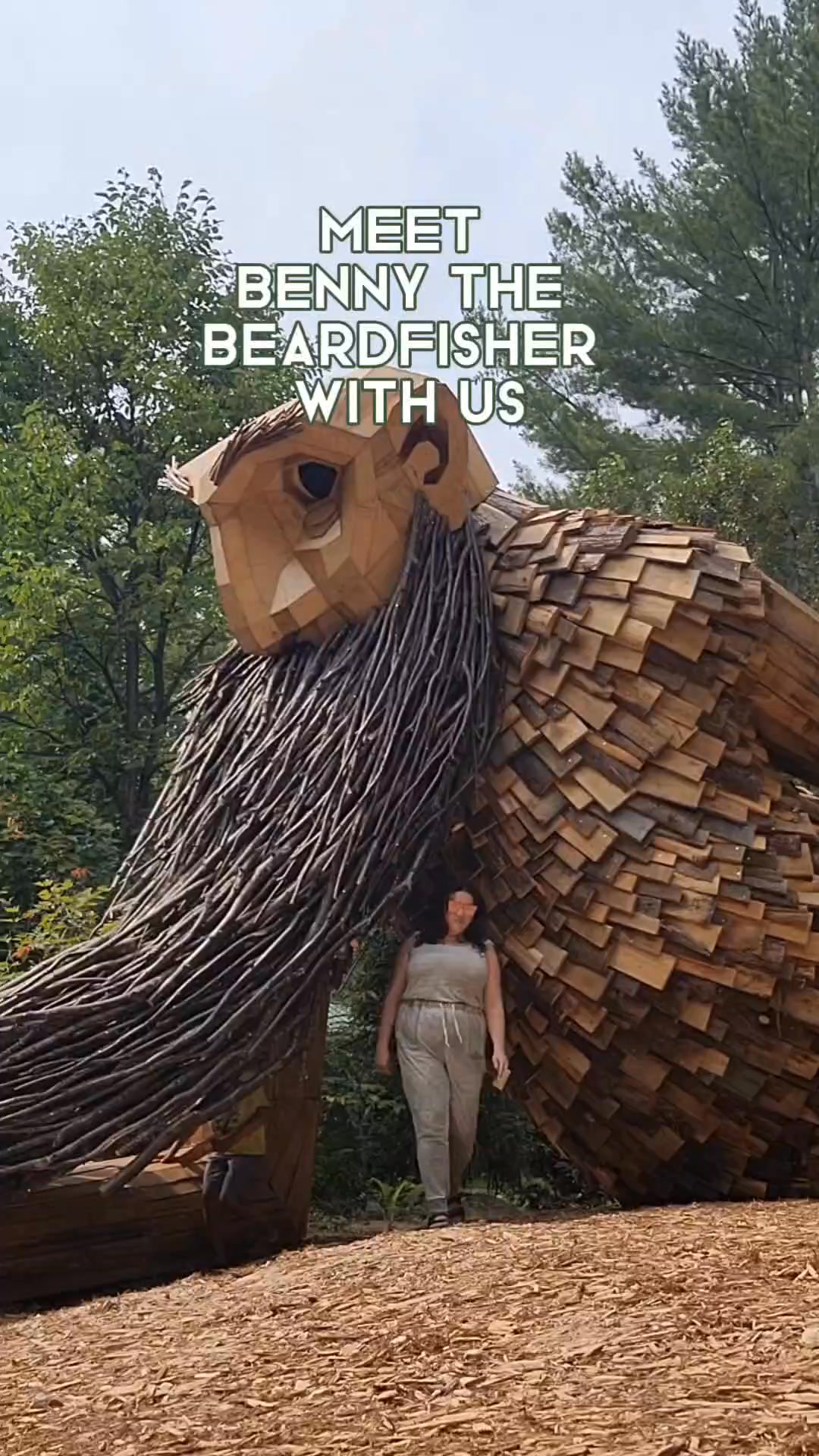 We met Benny the Beard Fisher today in Germfask, Michigan, at his