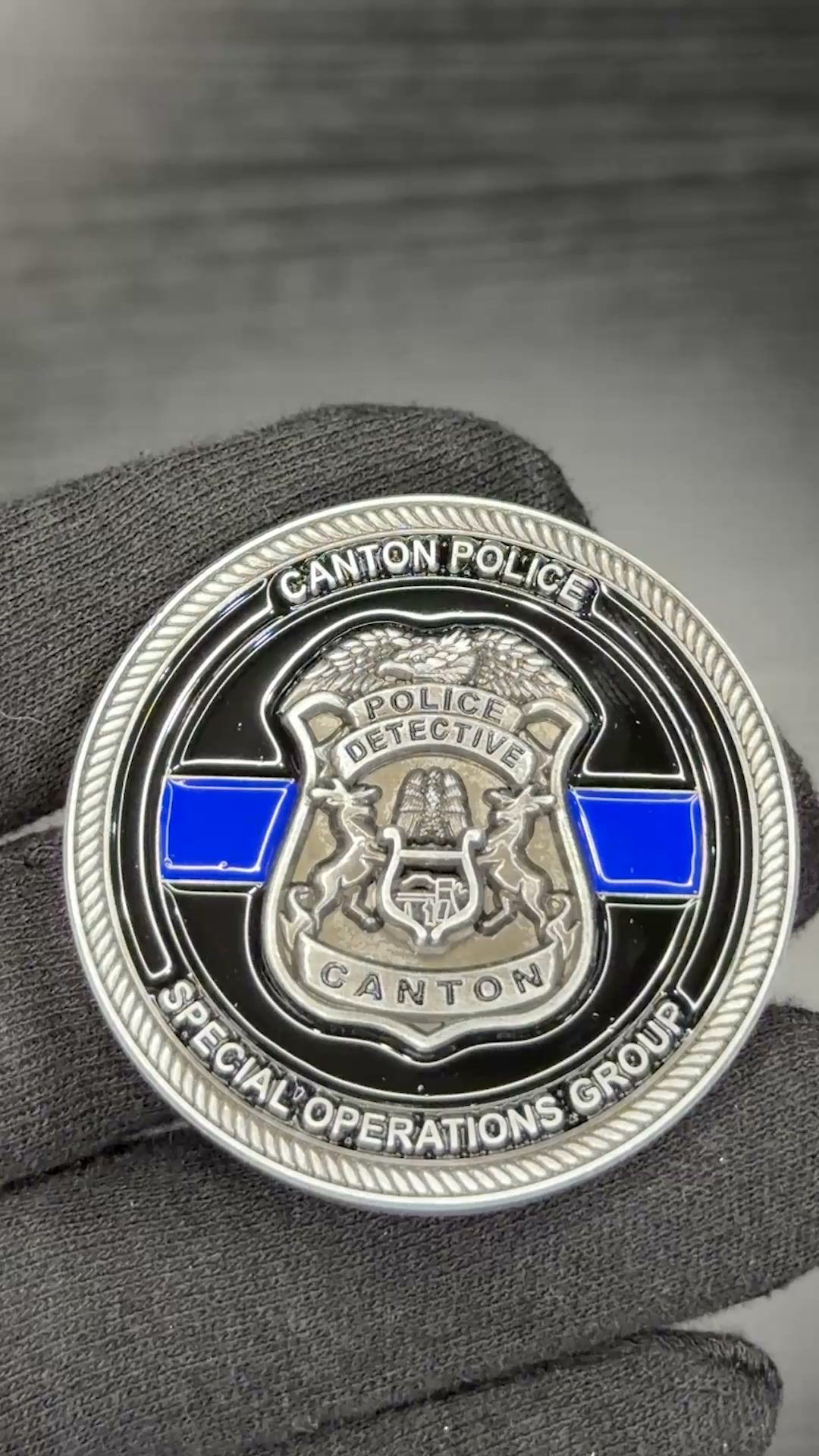 We had the distinct honor of producing the challenge coin for