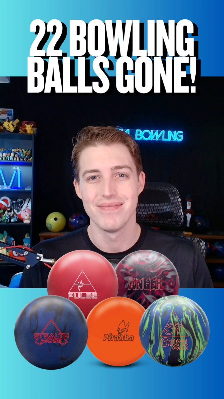 22 bowling balls are gone! The Stealth Mode, all C300 balls