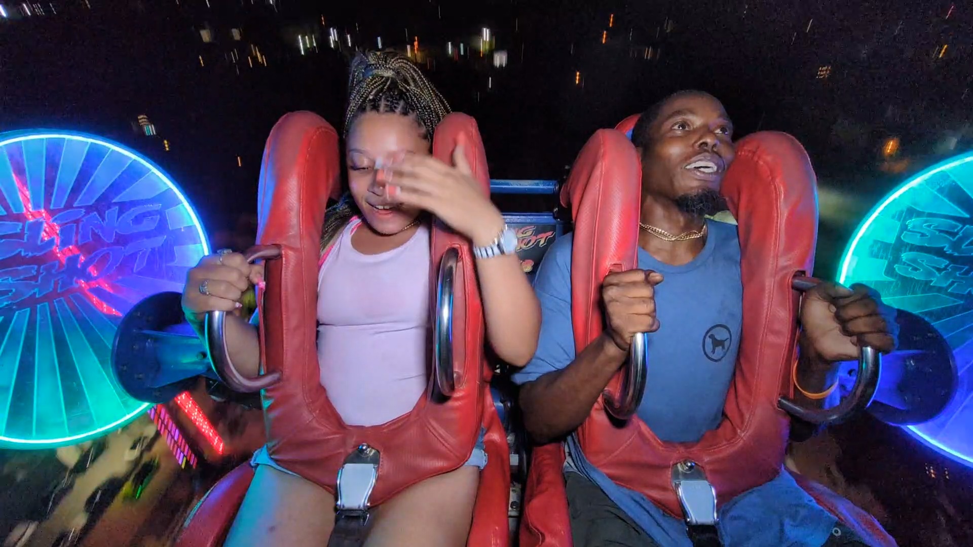 Glen & Minah | Slingshot & Vomatron at Indy Speedway | Facebook