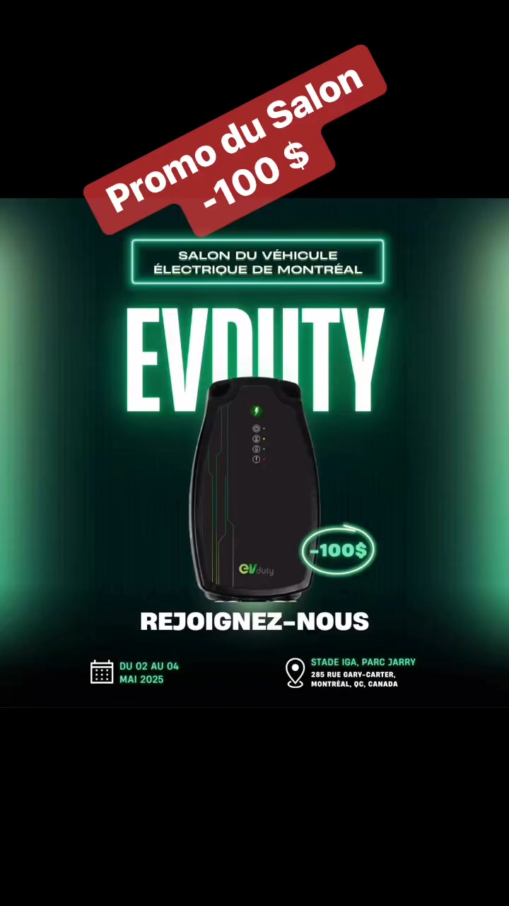 Borne de recharge québécoise | EVduty-Elmec | Facebook