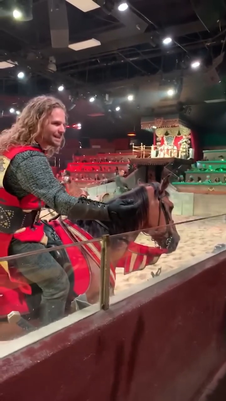 When date night becomes a date knight 🏰⚔️💕 #ValentinesDay