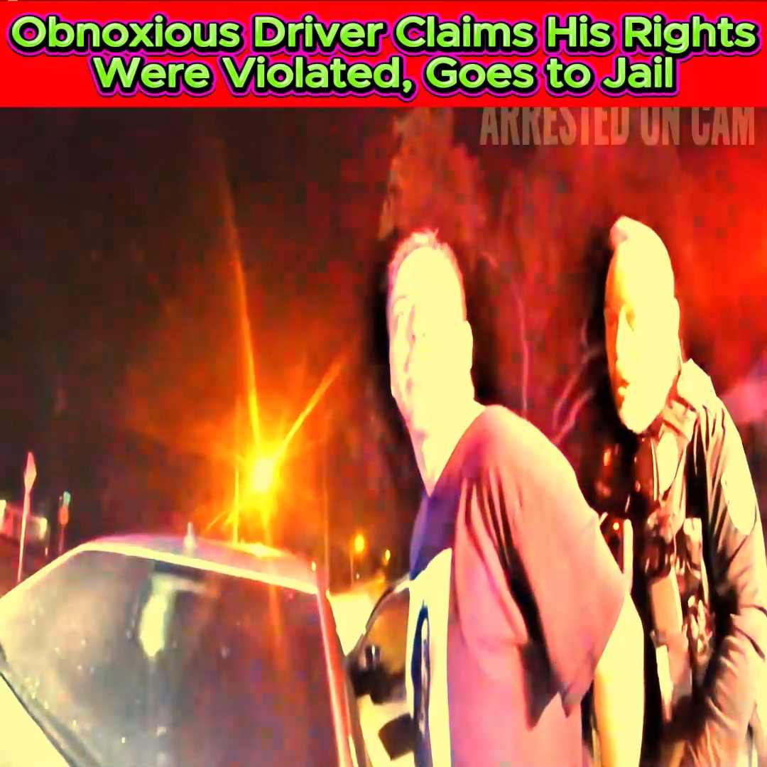 Obnoxious Driver Claims His Rights Were Violated, Goes to Jail | Body ...