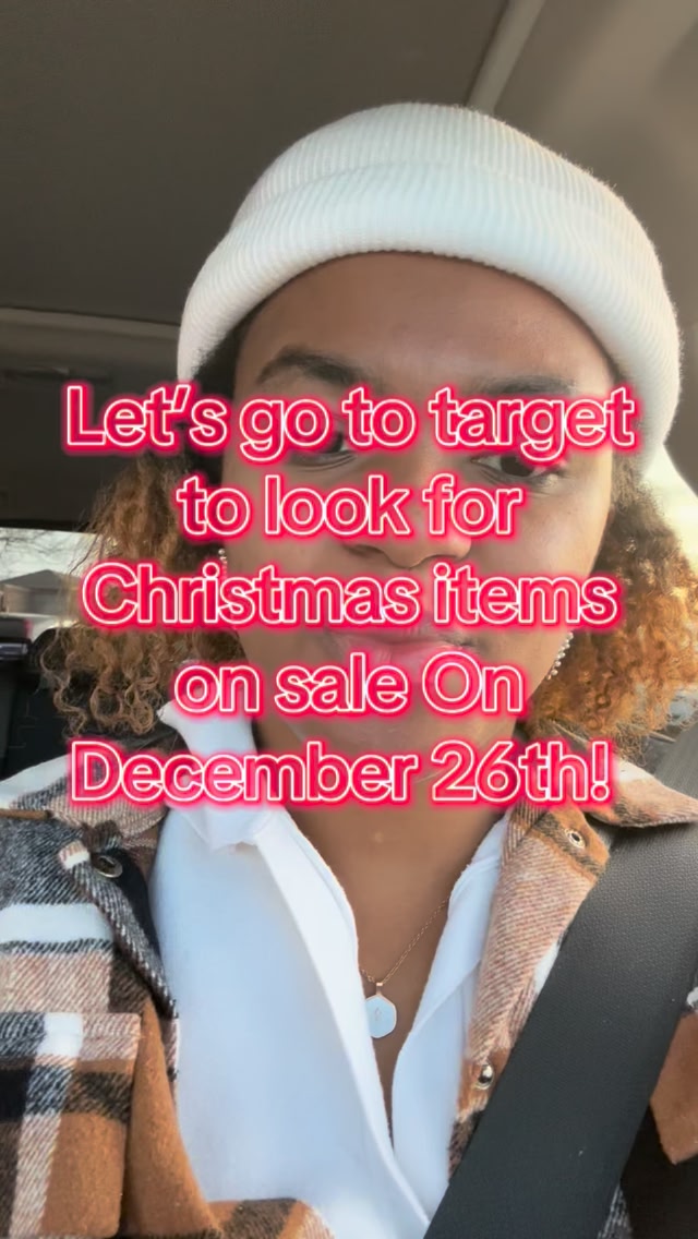 Let’s go to target on December 26th for Christmas items on sale @target ...