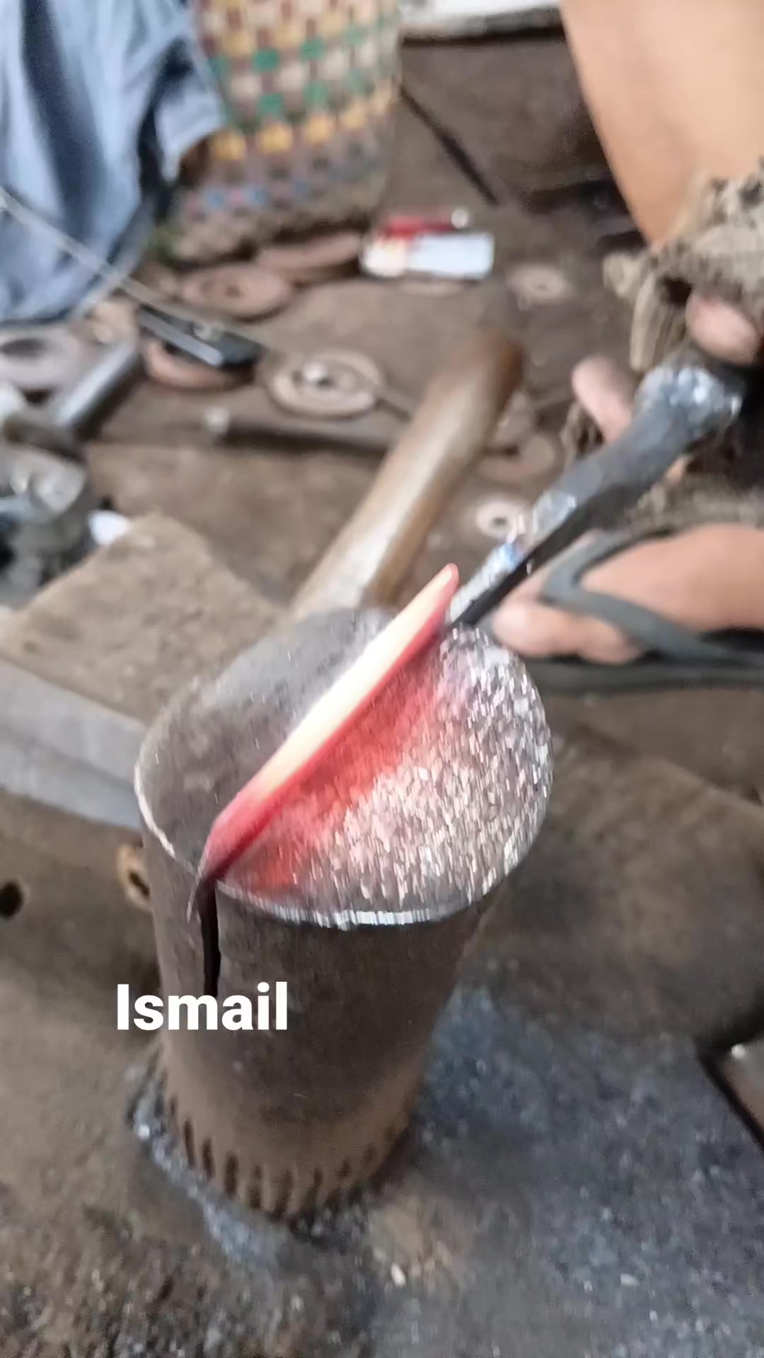 the correct and proper way to make a rubber tree sap harvesting tool # ...
