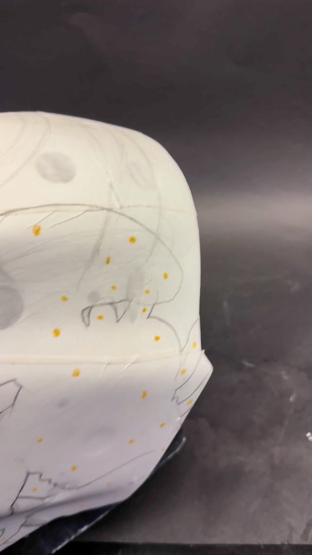 Painting Jacob Markstrom’s #johnnycash themed goalie mask for the ...