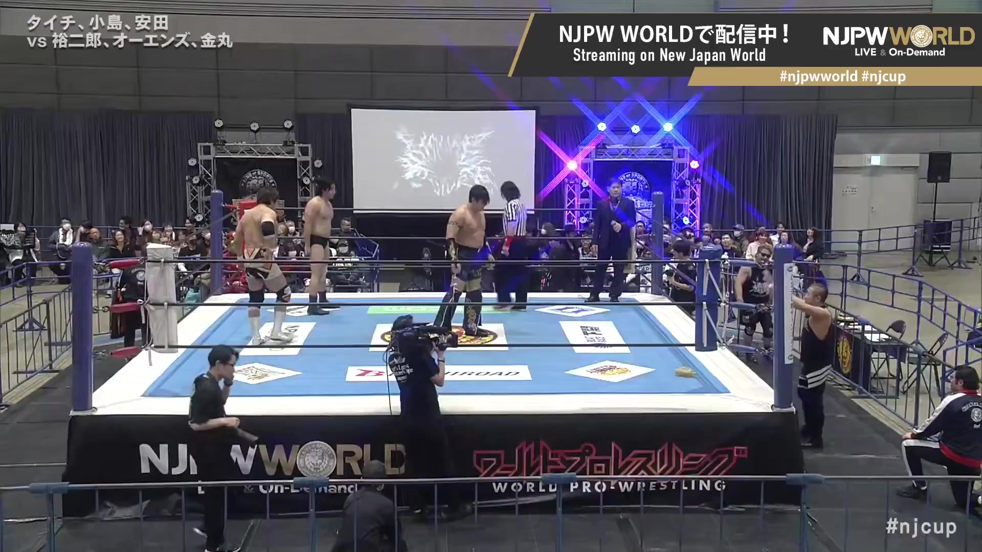 ?NEW JAPAN CUP 2026?郡山大会‼️ ゴング前からタイチは臨戦体制 