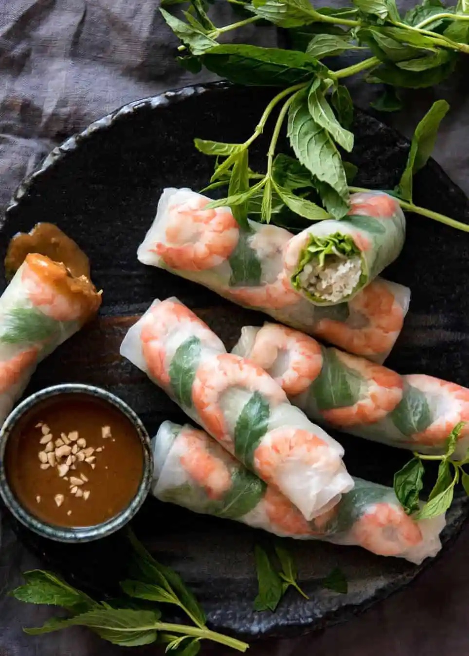 Beautiful bright fresh flavours and an addictive dipping sauce ...