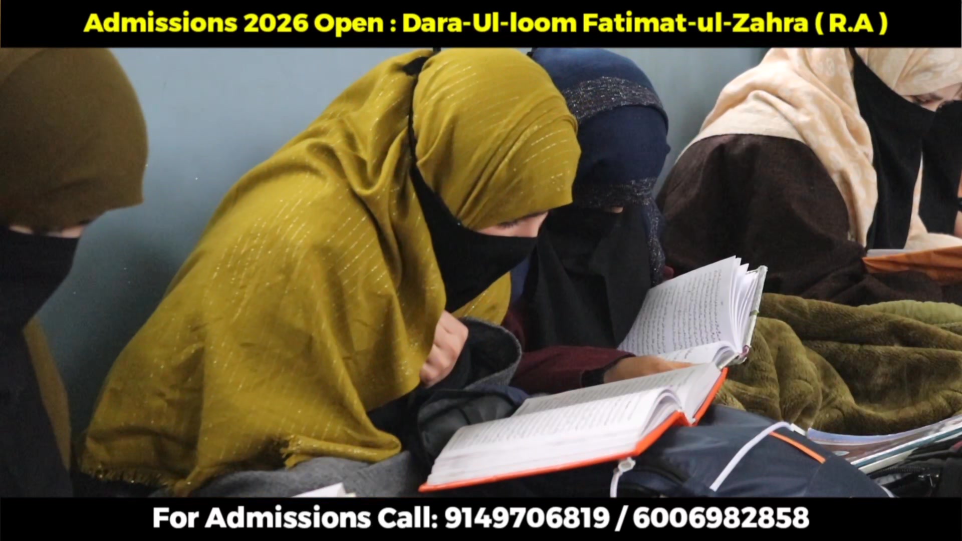 Admissions Open 2026 Dara-ul-Uloom Fatimat-ul-Zahra (R.A.) Sherpathri ...