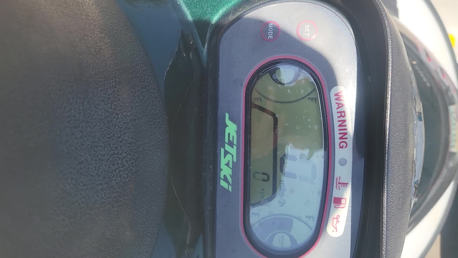 How to exit slo mode on 2008 Kawasaki jet ski without meter assembly