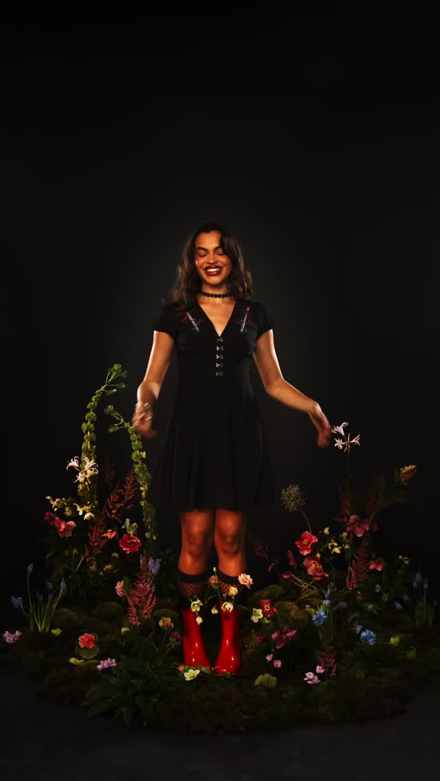 she moves in her own way 🌹, •Elyse Dress | Hell Bunny