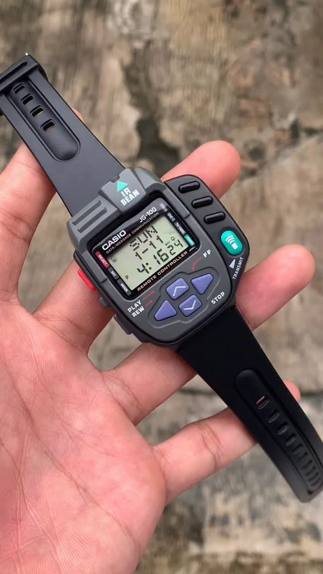 CASIO JG-200 (Super Cyber Cross) – 1995 Throwback! ⌚⚡ A true