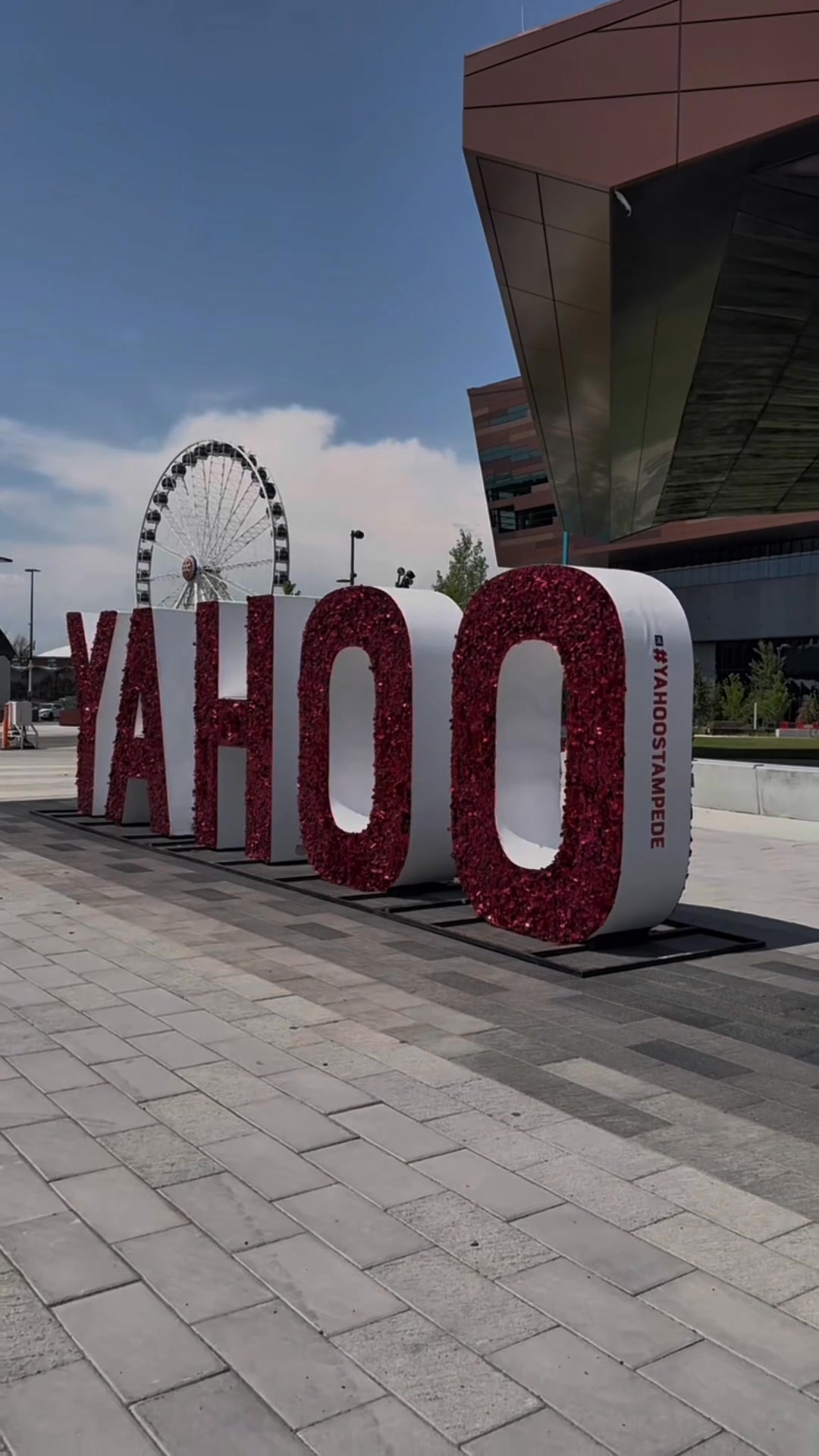 You know Stampede season's here when the iconic Yahoo signs start ...