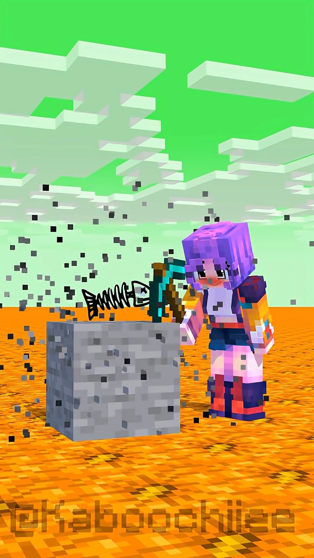 Help Build a Bedrock Sculpture with Rumi vs Mira vs Zoey vs Mikey ...