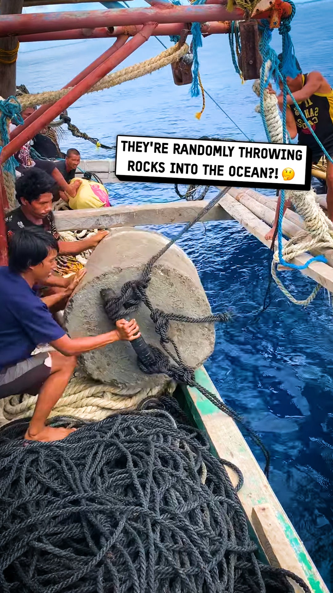 Our job is dropping rocks into the ocean 😳🪨 #job #ocean #viral | UNILAD ...