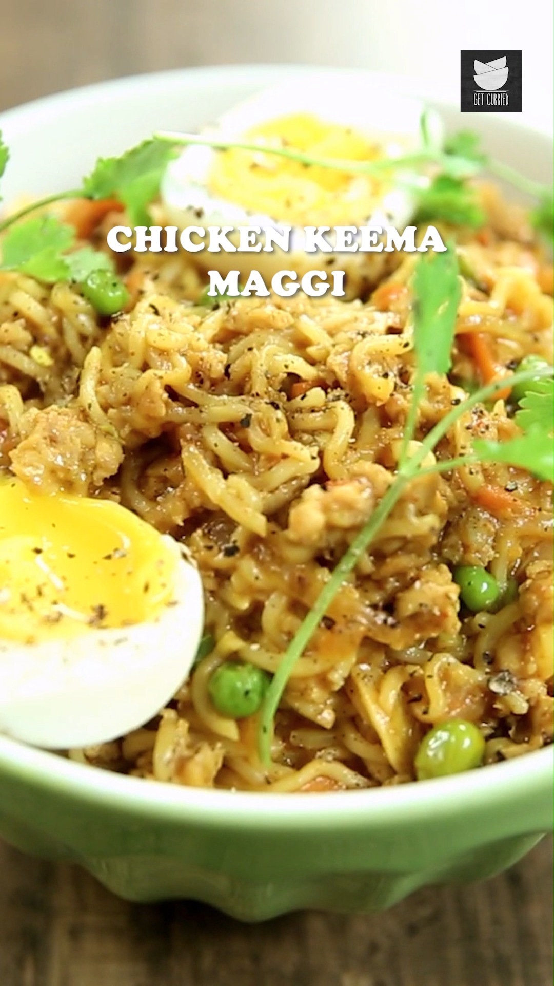 🍜🍗 Spicy chicken keema tossed with Maggi noodles — a quick, flavour ...